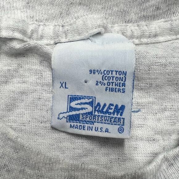 Vintage‎ 90s Chicago Bulls Salem Sportswear Single Stitch T-Shirt XL USA - Picture 6 of 10